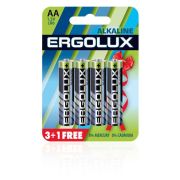 ERGOLUX (12866) Alkaline LR6 BL 3+1(FREE)