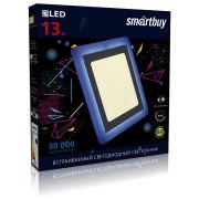 SMARTBUY (SBLSq-DLB-13-3K-B) 13w/3000K+B