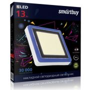 SMARTBUY (SBLSq1-DLB-13-3K-B) 13w/3000K+B