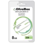 Флеш диск OLTRAMAX OM-8GB-220-зеленый
