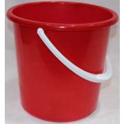 Ведро 10 л евро пищевое (бордовый цвет)