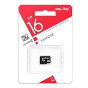 Карта памяти SMARTBUY (SB16GBSDCL10-00LE) MicroSDHC 16GB Сlass10 LE