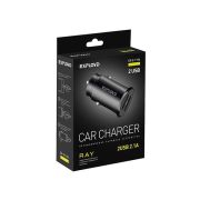 Зарядное устройство а/м EXPLOYD EX-Z-1194 2.1A,2хUSB,чёрный
