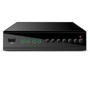 Цифровая приставка СИГНАЛ DOLBY DIGITAL DVB-T2/C HD HD-350 металл, дисплей