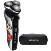 Бритва POLARIS PMR 0307RС WET&DRY PRO 5 BLADES+ черный/хром