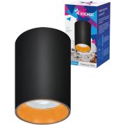 КОСМОС KFixtGU10_002Black черный/золото