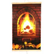 Электрообогреватель ДЫХАНИЕ ТЕПЛА бытовой настенный (рис. Камин)17с411