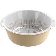 HOMVER Bergamo круглая (бежевый) 221118327/01