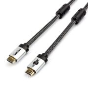 Кабель ATCOM (AT3780) HDMI 1 M (HIGH SPEED, METAL GOLD, в чулке, в пакете)