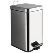 САНАКС 10812 Ведро из нержавеющей стали с педалью квадратное12л