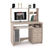 МЕБЕЛЬ-КОМПЛЕКС Стол компьютерный СК-08Н Шимо Ясень Cветлый (2 пак)