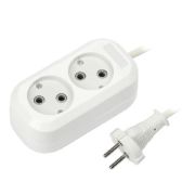 SMARTBUY (SBE-10-2-02-N) 2 гнз х 2,0 м (10А/2.2кВт, ПВС 2х1.0)