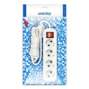 SMARTBUY (SBE-16-4-02-ZS) 4 гнз х 2,0 м (16А/3.5кВт, ПВС 3х1.0)