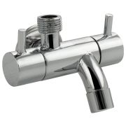 МАК 113 Кран водоразборный, универсальный с гусаком и с выходом под биде или душ лейку, металлокерам