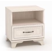 МЕБЕЛЬ-КОМПЛЕКС Мирелла Тумба прикроватная Бодега Светлая/Патина