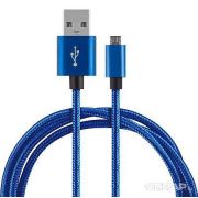 Кабель ENERGY ET-27 USB/MicroUSB, цвет - синий