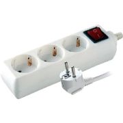 VOLSTEN (9328) S 3x3-ZDV (3 гнезд. 3м, б/з, с детскими шторками 10А/2200В)