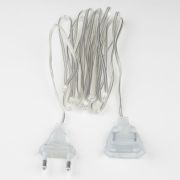 UNIEL (UL-00007299) UCX-Y25/10W-200 CLEAR Удлинитель для подключения гирлянд 2м