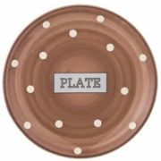 Тарелка десертная «PINK PLATE » 20,3*20,3*2 см (кор=48 шт.) 230-265