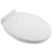 ARTICPLAST P06 Крышка для унитаза белая пластиковая с микролифтом