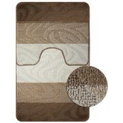 САНАКС 00239 Коврик в ванную SILVER 19 двойной КРЕМОВЫЙ 60х100+50х60см