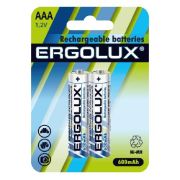 ERGOLUX (12977) AAA-600MAH NI-MH BL-2 (NHAAA600BL2, аккумулятор,1.2В)