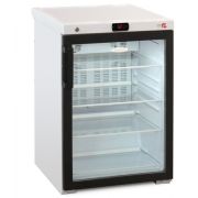 БИРЮСА B154DNZ(CZV) 154л белый/черный фронт витрина