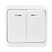 SMARTBUY (SBE-03w-10-SW2-1) Юпитер, 2-клавишный, белый