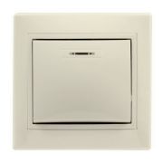 SMARTBUY (SBE-01i-10-SW1-1-c) Венера, 1-клавишный, бежевый