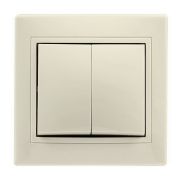 SMARTBUY (SBE-01i-10-SW2-1-c) Венера, 2-клавишный, бежевый