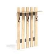 БИТЕЛ ПРИХОЖАЯ МИНИ ВЕШАЛКА МЛ-3 (ДУБ ЗОЛОТОЙ КРАФТ/СЕРЫЙ ГРАФИТ)