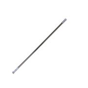 РЫЖИЙ КОТ Карниз для ванной SCR-2S, нерж. сталь, длина: 1,1-2 м (311928)