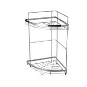 РЫЖИЙ КОТ Полка угловая двухъярусная COZY-CR-2, размер: 24,5*24,5*38см (312067)