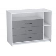 POLINI Комод Polini kids Simple 2110, белый-серый (2кор)