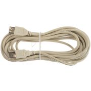 REXANT (18-1117) Кабель USB (шт. USB A - гн. USB A) 5 метров, серый REXANT