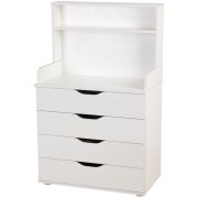 POLINI Комод Polini kids Simple 2581, со стеллажом, белый