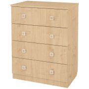 POLINI Комод Polini kids Simple c 4 ящиками, натуральный (1кор)