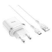 HOCO (6931474716309) C12Q SMART QC3.0 + TYPE-C (белый) СЗУ