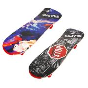 SILAPRO Скейтборд 75х25см (усилен.алюм. крепеж, 5240 PVC 608Z) макс. нагрузка 50кг 131-021