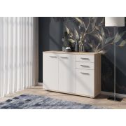 НК-МЕБЕЛЬ FUN комод КД-3 Дуб Сонома/Белый 71336957 (1 кор.)