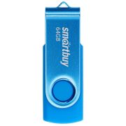SMARTBUY (SB064GB2TWB) UFD 2.0 064GB Twist Blue синий
