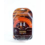 EDGE EDC-RS502 межблочный 5м красный/черный (упак.:1шт)