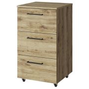 АНРЭКС DOORSET Тумба выкатная 3S. Цвет ДУБ НАВАРРА (1 уп.)