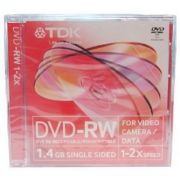 Диск DVD-RW TDK 1-2x Slim (5)