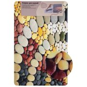 САНАКС 00440 Коврик в ванную ПАМЯТЬ - эффект восстановления, одинарный, дизайнерский - камни 50 х 80 см