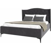 НК-МЕБЕЛЬ TANGO кровать 1600х2000 Велюр Серый 72306798 (2 кор.)