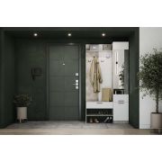 МЕБЕЛЬ-КОМПЛЕКС Прихожая Торонто исп.4 Ателье светлое/ Белый (3 кор.)