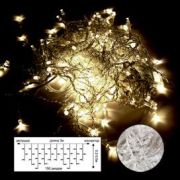 ECOLA N6RV03ELC LED гирлянда 220V IP44 Бахрома наращиваемая (доп секция) 3x(0.2-0.5)м 150Led 4000K, прозр.провод с коннекторами нейтральный белый