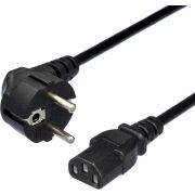 GOPOWER (00-00024055) CEE 7/7-C13 (f) 1.2м ПВХ 0.75мм черный (1/10/200)