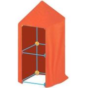 SILAPRO Конструктор-палатка 89 пр (полотно 160х120см; крепление 29шт; трубки 31х0.7см-59шт) (134-193)